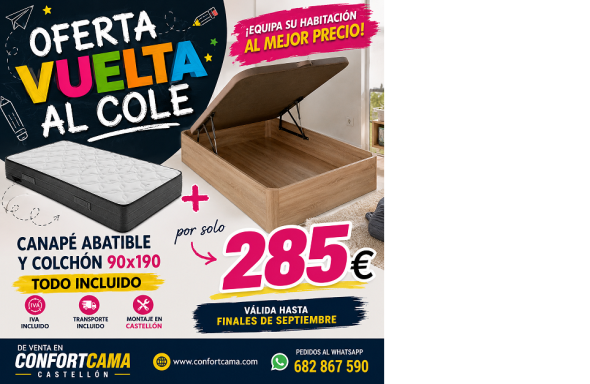 oferta de vuelta al cole