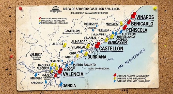 mapa de lugares de servicios